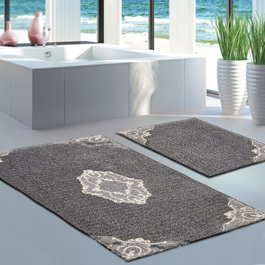 Mijölnir Juego de alfombrillas de baño Antracita